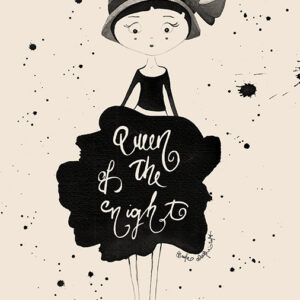 Queen of the night (postcard)